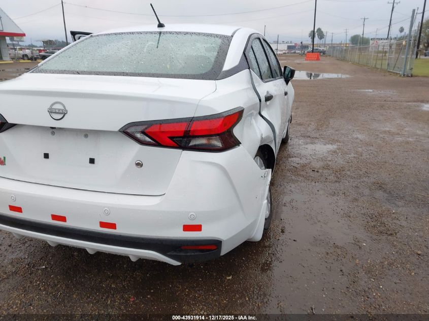 2025 Nissan Versa 1.6 S VIN: 3N1CN8DV5SL826743 Lot: 43931914