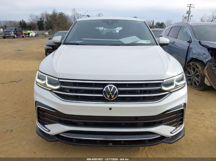 2022 Volkswagen Tiguan 2.0T Sel R-Line VIN: 3VV4B7AX8NM136611 Lot: 43931927