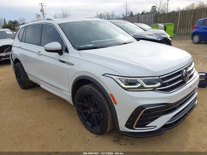 2022 Volkswagen Tiguan 2.0T Sel R-Line VIN: 3VV4B7AX8NM136611 Lot: 43931927