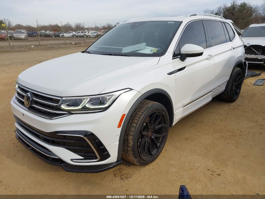 2022 Volkswagen Tiguan 2.0T Sel R-Line VIN: 3VV4B7AX8NM136611 Lot: 43931927