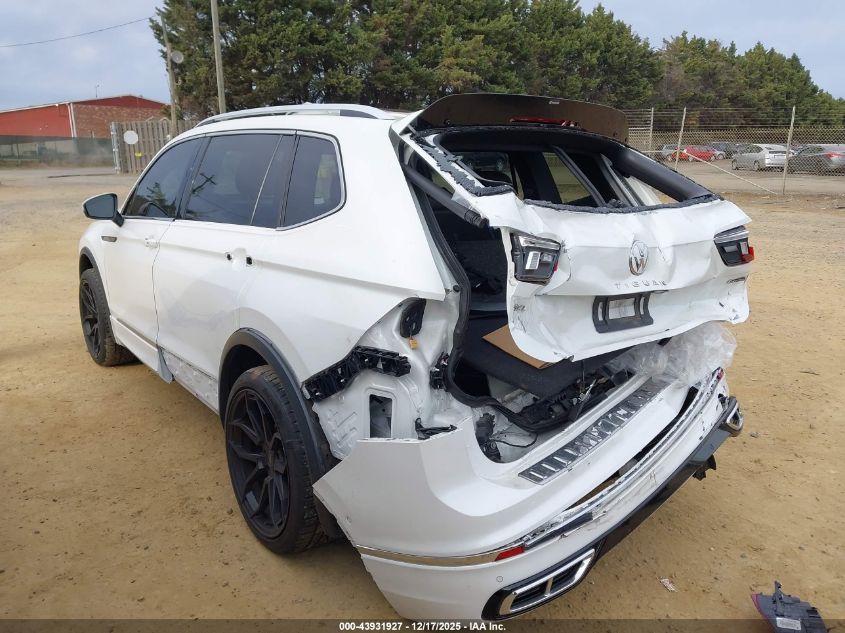 2022 Volkswagen Tiguan 2.0T Sel R-Line VIN: 3VV4B7AX8NM136611 Lot: 43931927