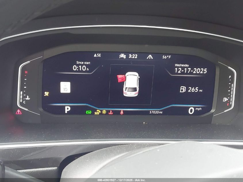 2022 Volkswagen Tiguan 2.0T Sel R-Line VIN: 3VV4B7AX8NM136611 Lot: 43931927