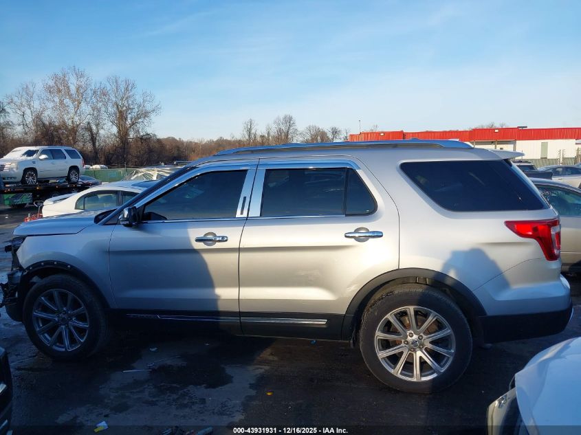 2017 Ford Explorer Limited VIN: 1FM5K8F87HGB80331 Lot: 43931931