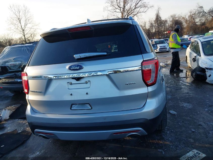 2017 Ford Explorer Limited VIN: 1FM5K8F87HGB80331 Lot: 43931931