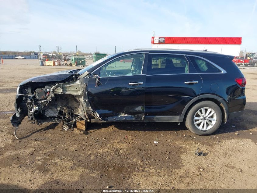 2019 Kia Sorento 2.4L Lx VIN: 5XYPG4A34KG494824 Lot: 43931939