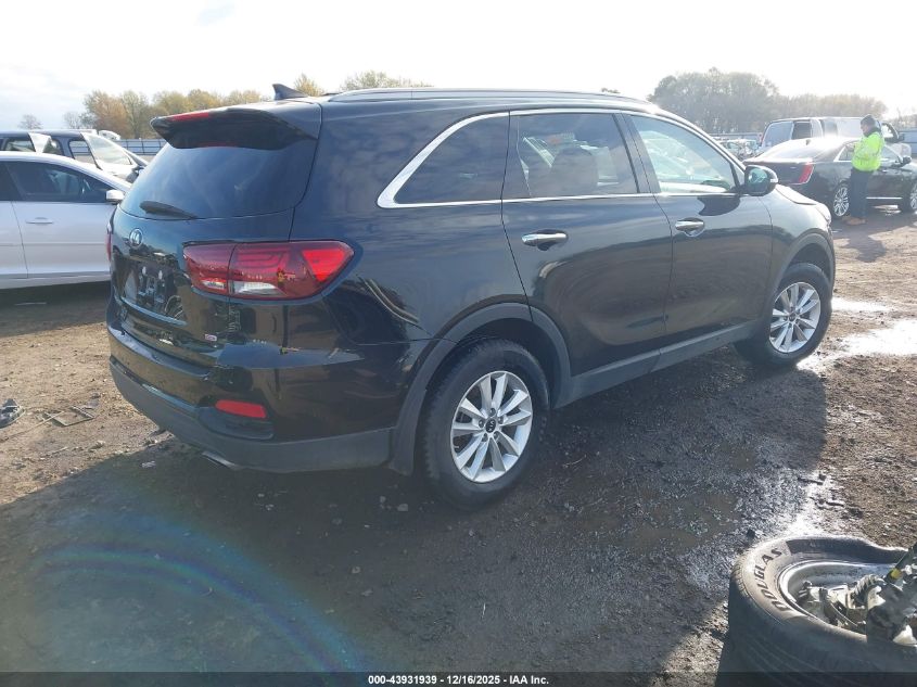 2019 Kia Sorento 2.4L Lx VIN: 5XYPG4A34KG494824 Lot: 43931939