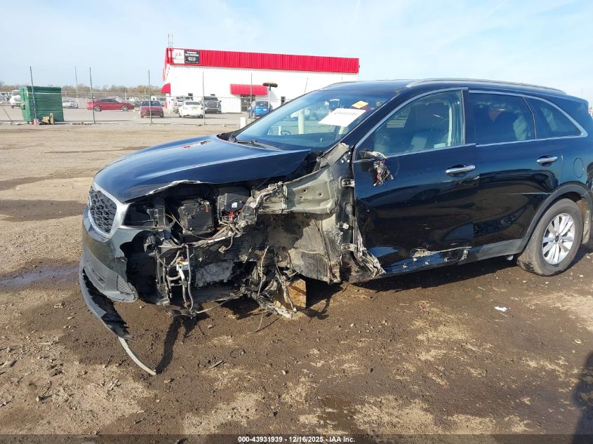 2019 Kia Sorento 2.4L Lx VIN: 5XYPG4A34KG494824 Lot: 43931939