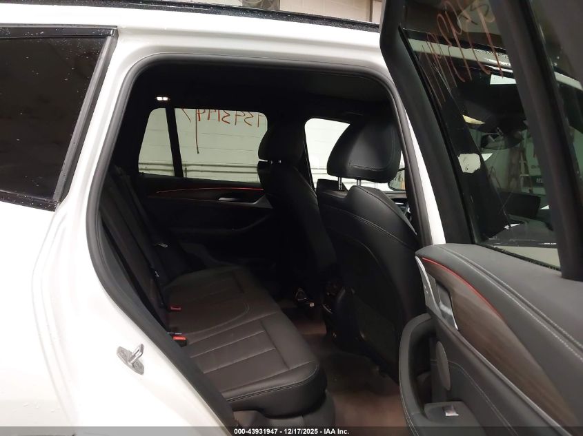 2021 BMW X3 xDrive30I VIN: 5UXTY5C0XM9E32810 Lot: 43931947