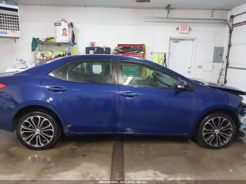2015 Toyota Corolla S Plus VIN: 2T1BURHE9FC315668 Lot: 43931974
