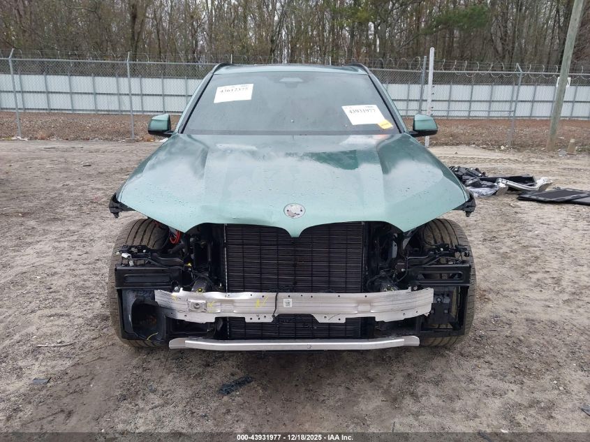 2025 BMW X5 Phev xDrive50E VIN: 5UX43EU06S9X38673 Lot: 43931977