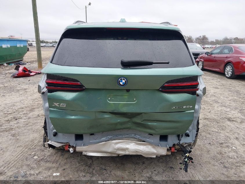 2025 BMW X5 Phev xDrive50E VIN: 5UX43EU06S9X38673 Lot: 43931977
