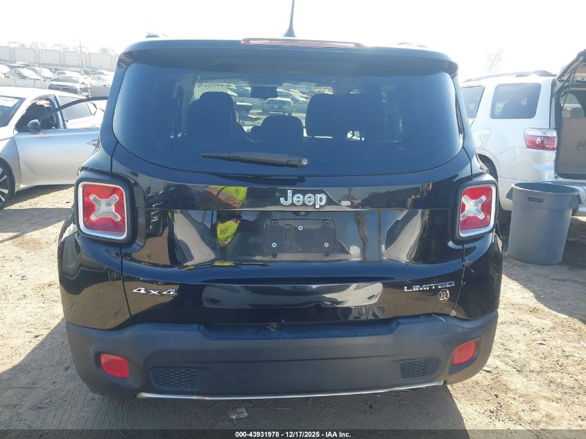 2015 Jeep Renegade Limited VIN: ZACCJBDT4FPB43238 Lot: 43931978