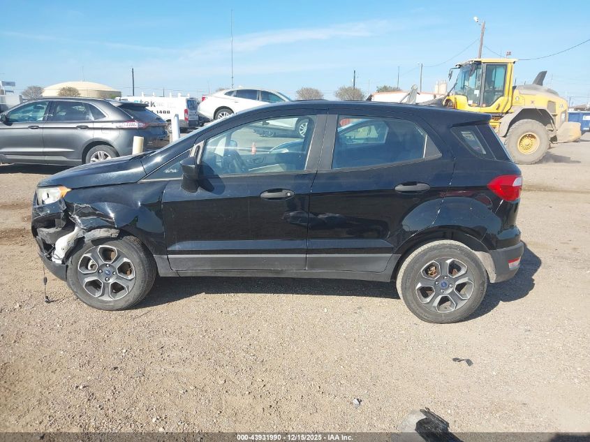 2020 Ford Ecosport S VIN: MAJ3S2FE5LC345345 Lot: 43931990