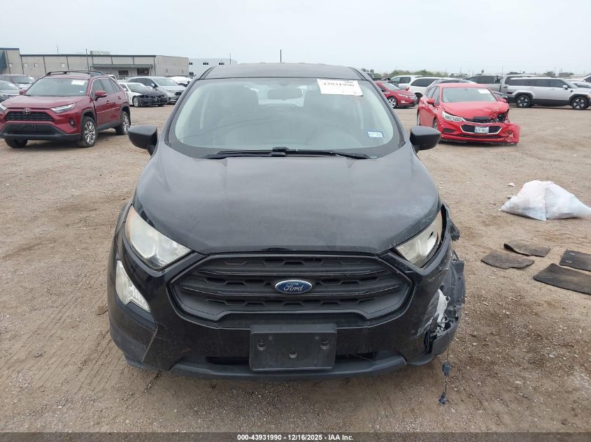 2020 Ford Ecosport S VIN: MAJ3S2FE5LC345345 Lot: 43931990
