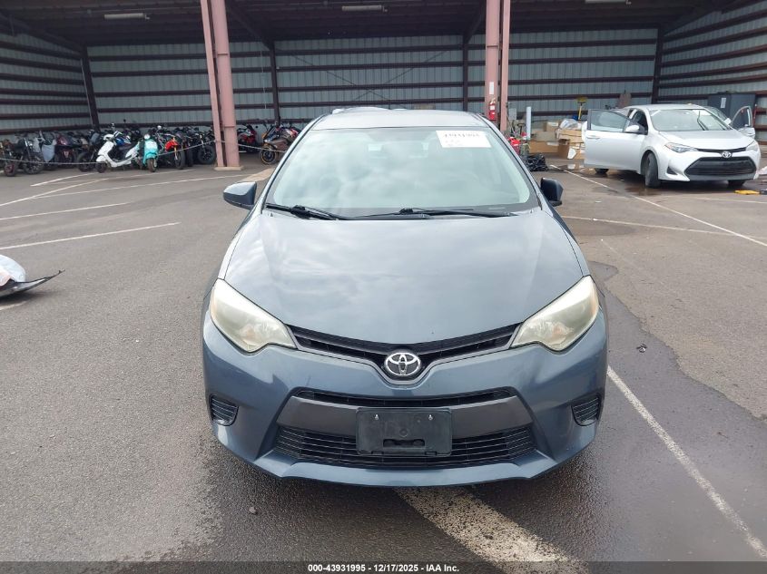 2016 Toyota Corolla Le VIN: 5YFBURHE9GP398570 Lot: 43931995