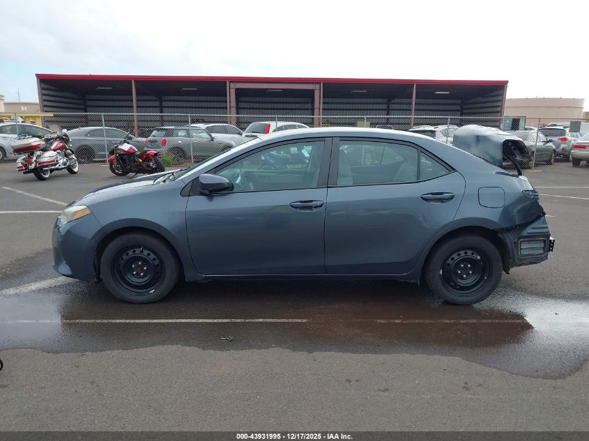 2016 Toyota Corolla Le VIN: 5YFBURHE9GP398570 Lot: 43931995
