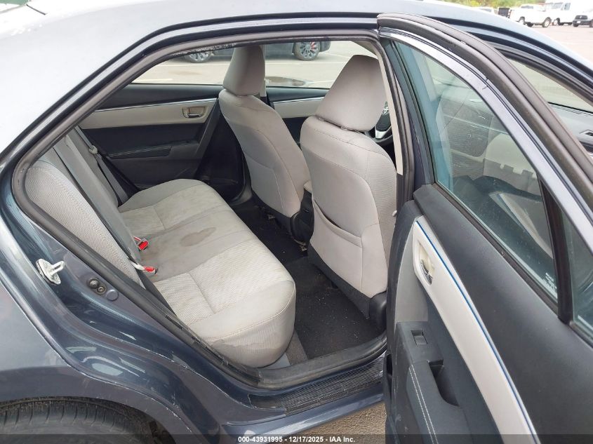 2016 Toyota Corolla Le VIN: 5YFBURHE9GP398570 Lot: 43931995