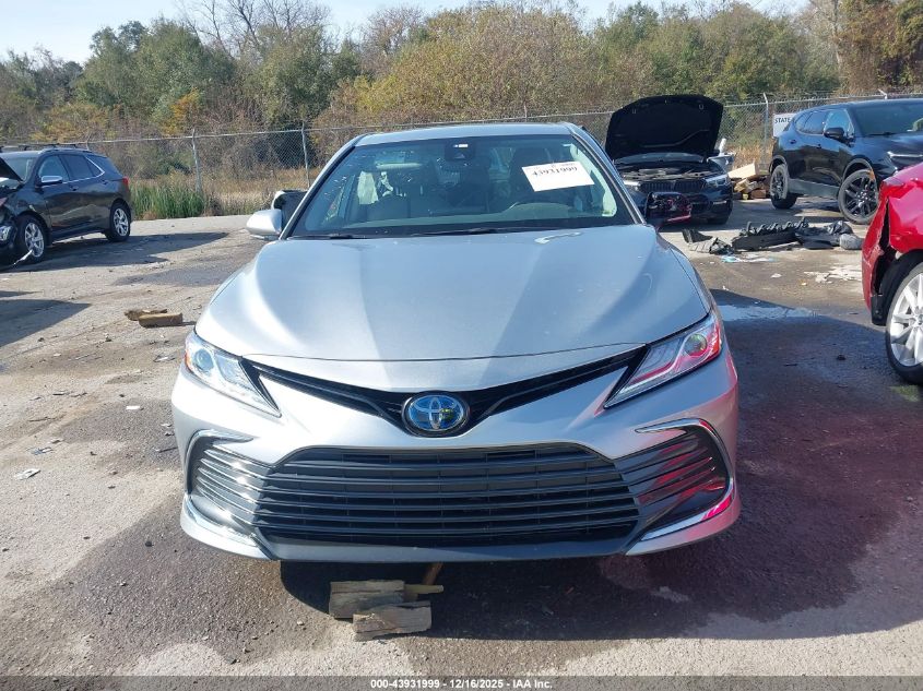 2023 Toyota Camry Xle Hybrid VIN: 4T1F31AK6PU615450 Lot: 43931999