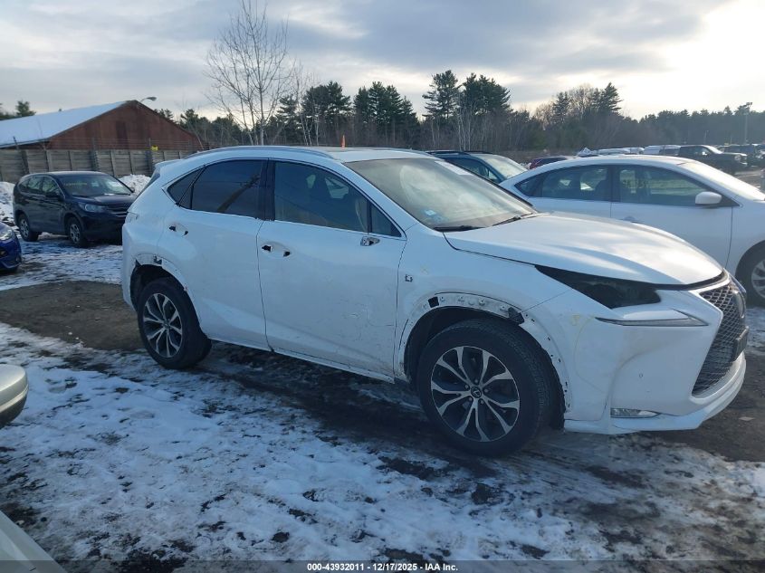2016 Lexus Nx 200T F Sport VIN: JTJBARBZ2G2093945 Lot: 43932011