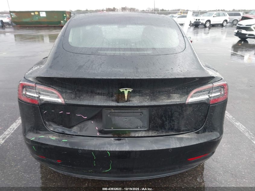 2019 Tesla Model 3 Long Range/Mid Range/Standard Range/Standard Range Plus VIN: 5YJ3E1EA8KF399959 Lot: 43932023