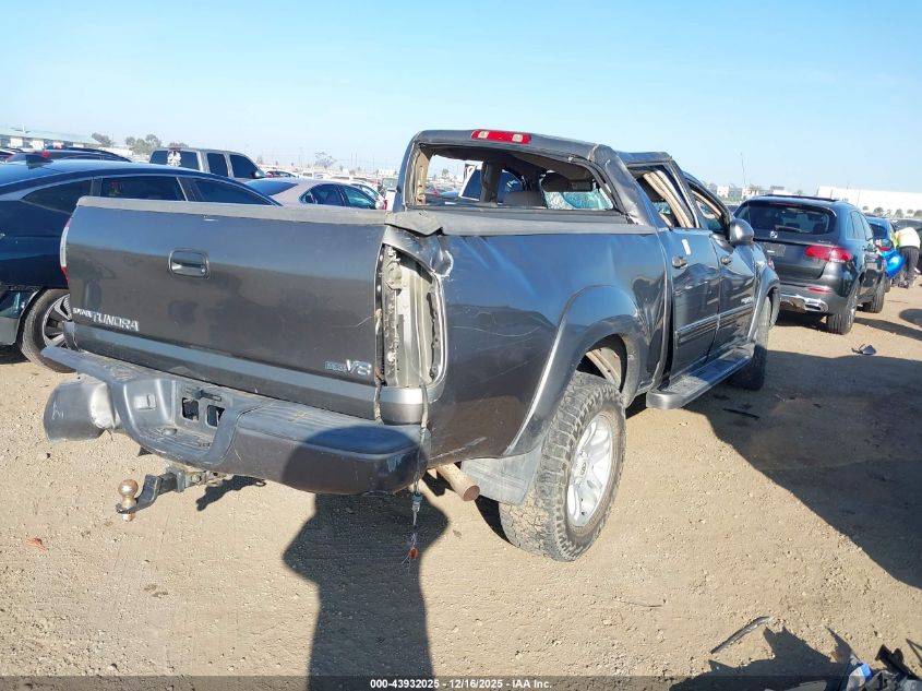 2004 Toyota Tundra Limited V8 VIN: 5TBET38124S438266 Lot: 43932025