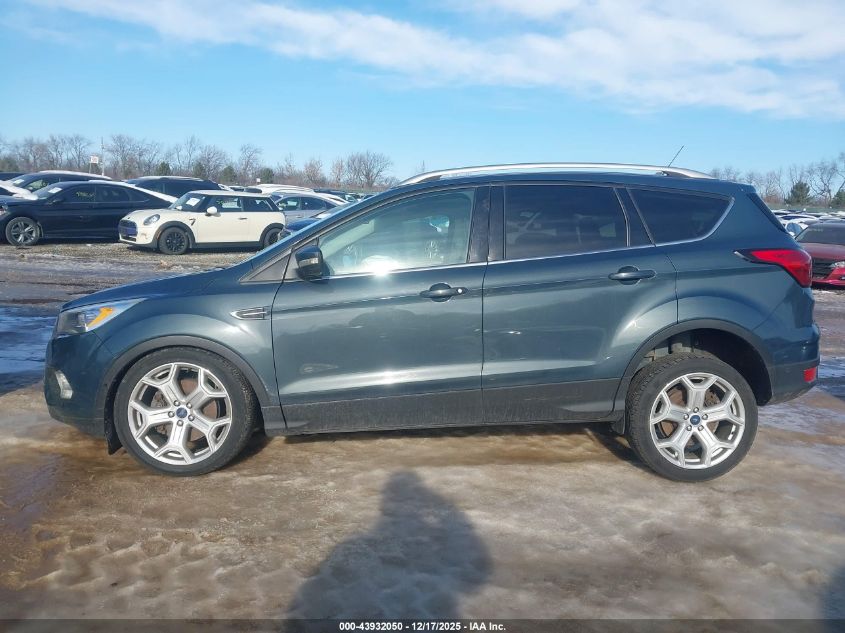 2019 Ford Escape Titanium VIN: 1FMCU9J98KUB52599 Lot: 43932050