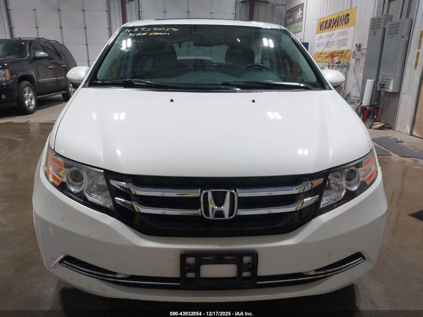 2016 Honda Odyssey Ex-L VIN: 5FNRL5H66GB161890 Lot: 43932054