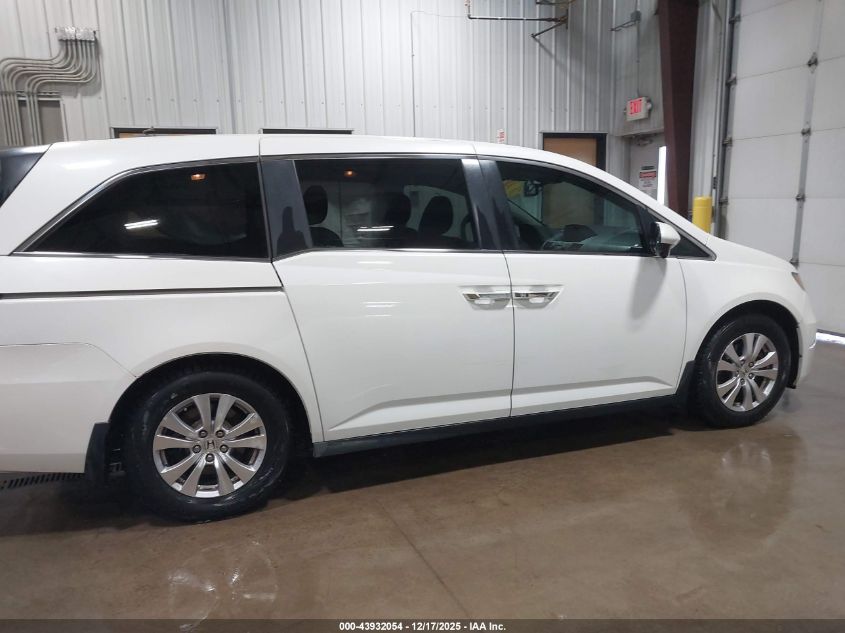 2016 Honda Odyssey Ex-L VIN: 5FNRL5H66GB161890 Lot: 43932054