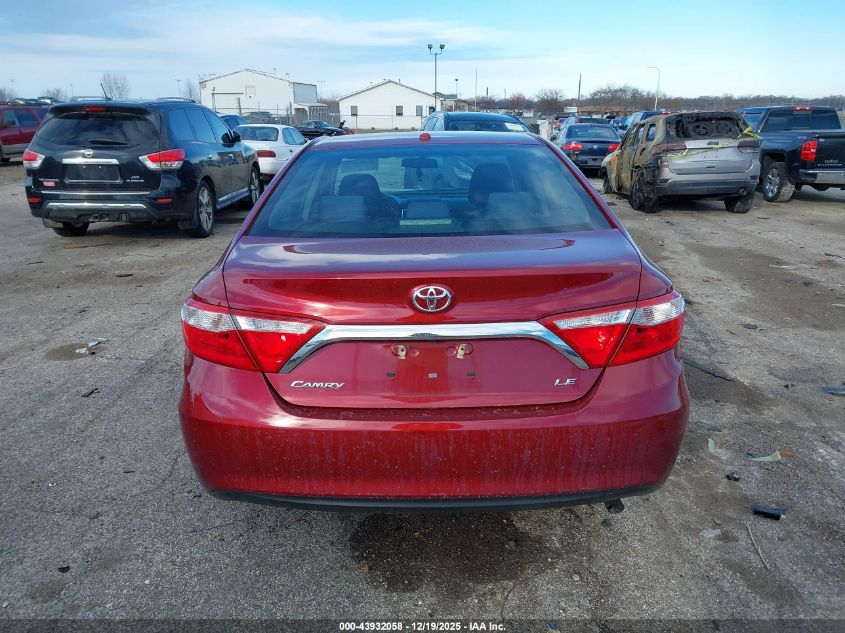 2015 Toyota Camry Le VIN: 4T1BF1FK8FU888645 Lot: 43932058
