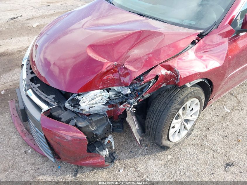 2015 Toyota Camry Le VIN: 4T1BF1FK8FU888645 Lot: 43932058