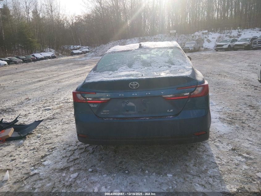 2025 Toyota Camry Le VIN: 4T1DBADK6SU035436 Lot: 43932061