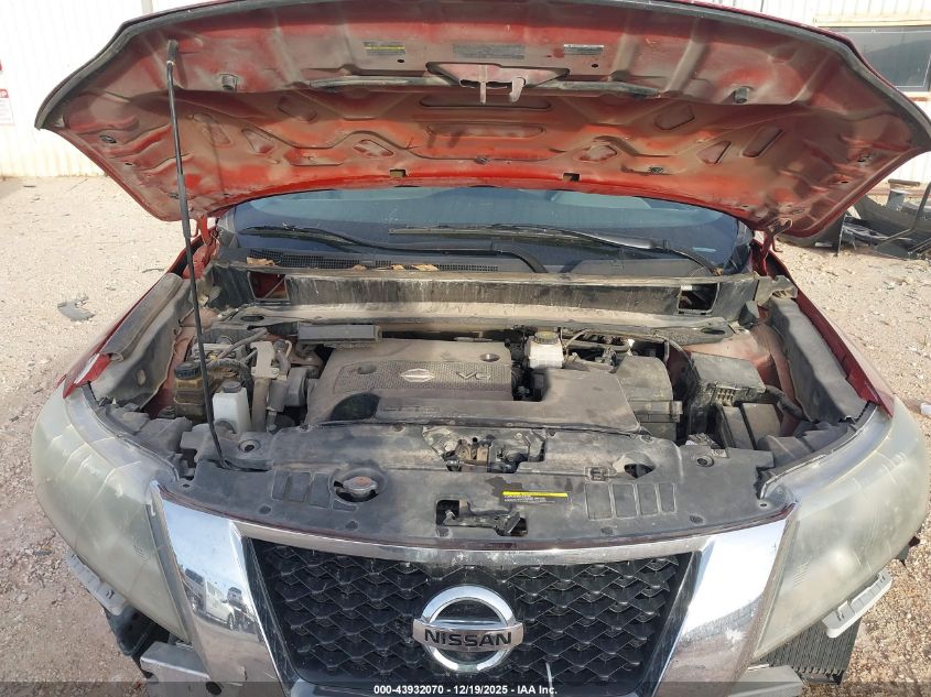 2016 Nissan Pathfinder Sl VIN: 5N1AR2MM9GC647570 Lot: 43932070