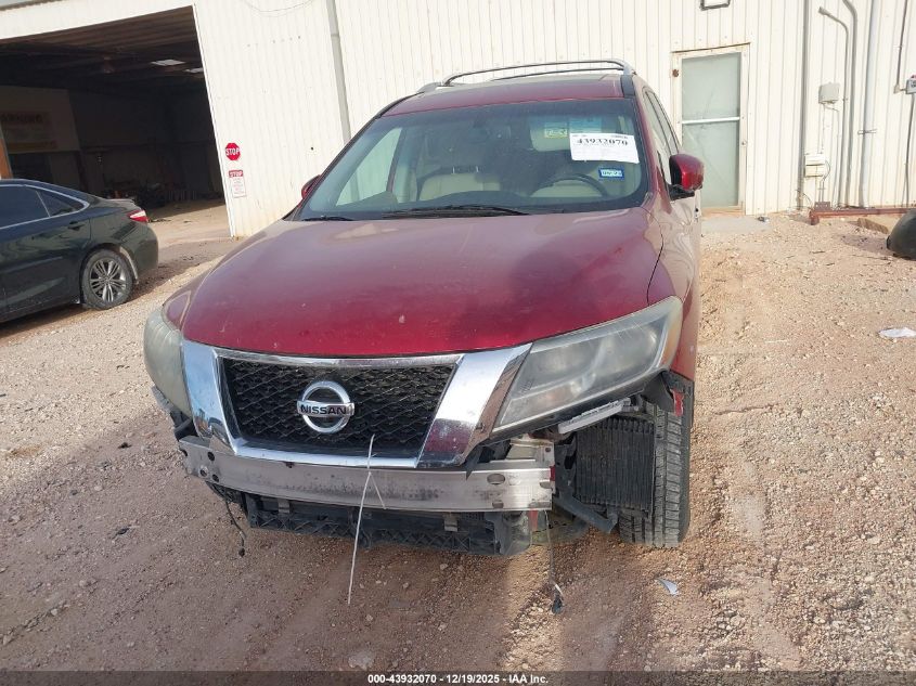 2016 Nissan Pathfinder Sl VIN: 5N1AR2MM9GC647570 Lot: 43932070