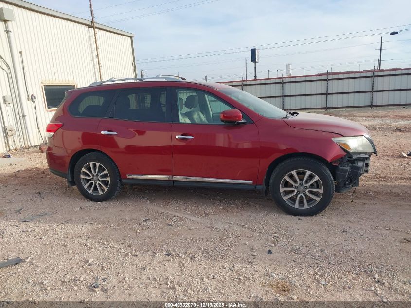 2016 Nissan Pathfinder Sl VIN: 5N1AR2MM9GC647570 Lot: 43932070