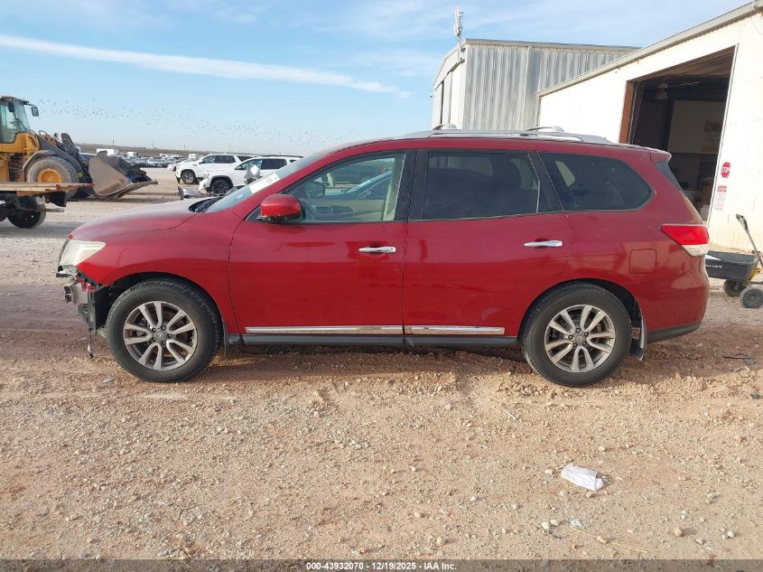 2016 Nissan Pathfinder Sl VIN: 5N1AR2MM9GC647570 Lot: 43932070
