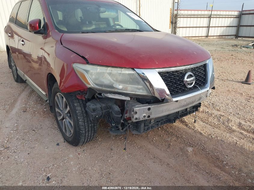 2016 Nissan Pathfinder Sl VIN: 5N1AR2MM9GC647570 Lot: 43932070