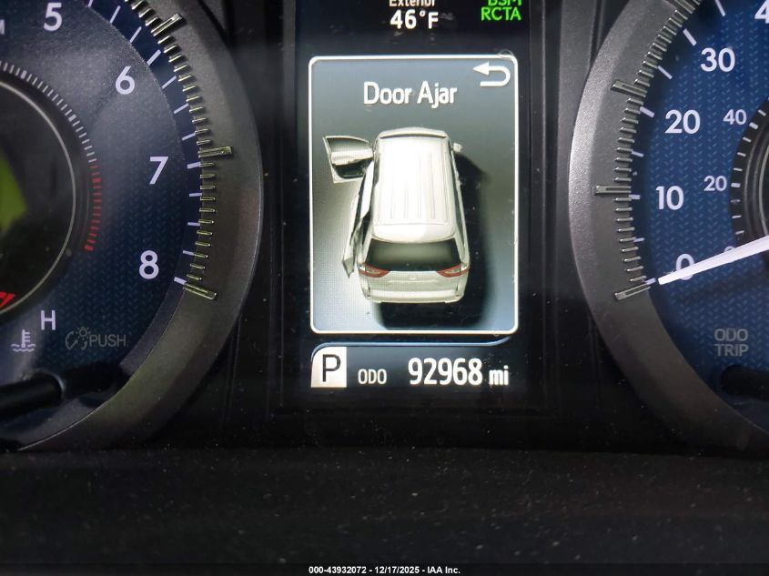 2018 Toyota Sienna Xle 8 Passenger VIN: 5TDYZ3DC3JS940970 Lot: 43932072