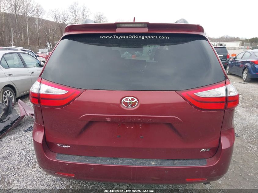 2018 Toyota Sienna Xle 8 Passenger VIN: 5TDYZ3DC3JS940970 Lot: 43932072