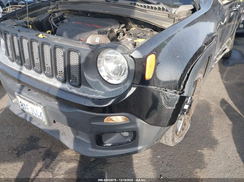 2017 Jeep Renegade Altitude Fwd VIN: ZACCJABB4HPF72502 Lot: 43932076