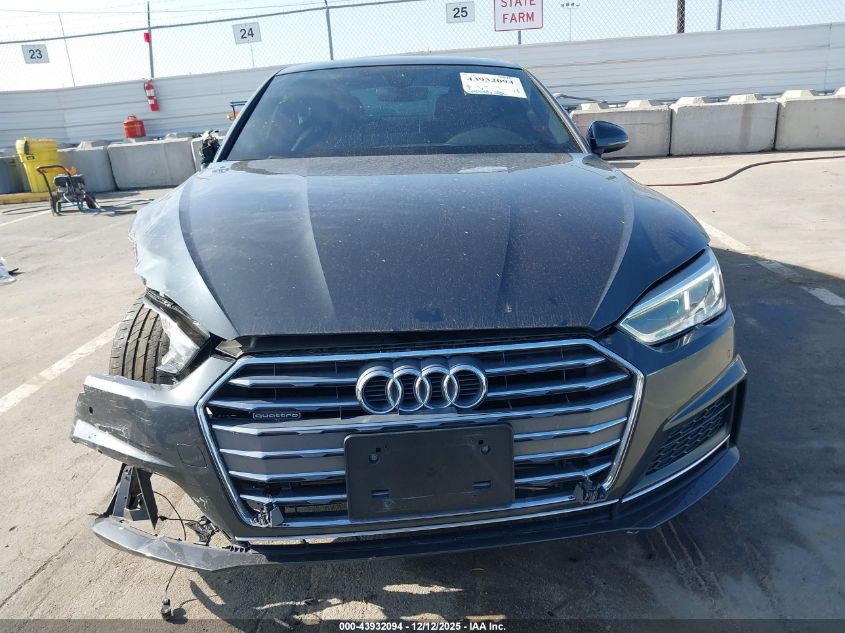 2018 Audi A5 2.0T Premium VIN: WAUTNAF50JA099421 Lot: 43932094