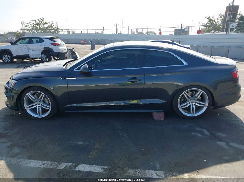 2018 Audi A5 2.0T Premium VIN: WAUTNAF50JA099421 Lot: 43932094