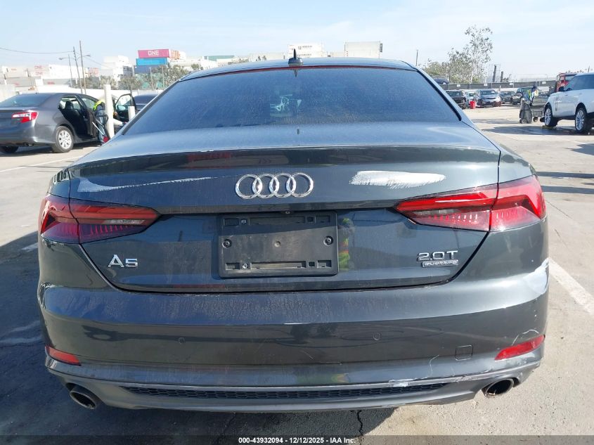 2018 Audi A5 2.0T Premium VIN: WAUTNAF50JA099421 Lot: 43932094