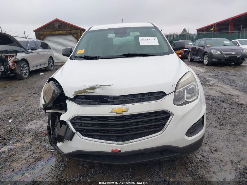 2016 Chevrolet Equinox Ls VIN: 2GNFLEEK8G6149872 Lot: 43932125