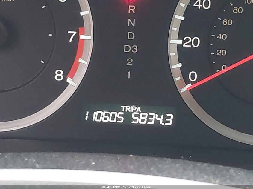 2012 Honda Accord 2.4 Lx-P VIN: 1HGCP2F45CA221639 Lot: 43932131