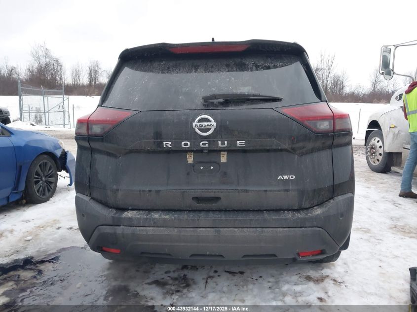 2021 Nissan Rogue S Intelligent Awd VIN: 5N1AT3AB5MC838344 Lot: 43932144