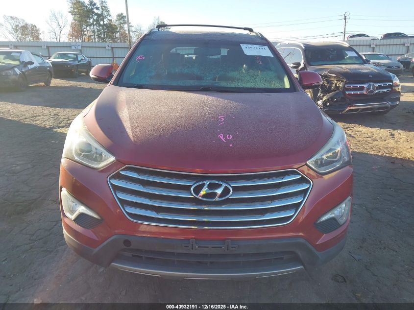 2015 Hyundai Santa Fe Limited VIN: KM8SR4HF7FU118865 Lot: 43932191