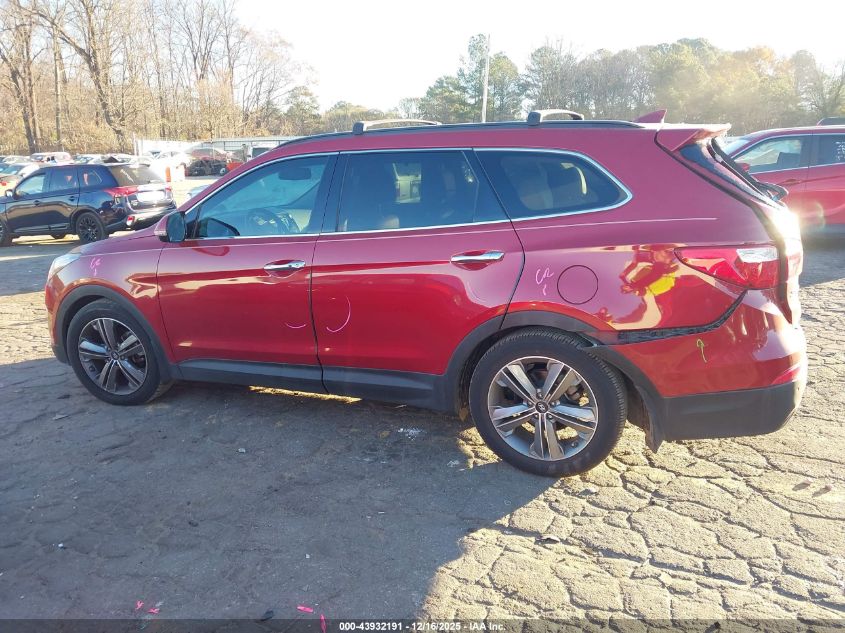 2015 Hyundai Santa Fe Limited VIN: KM8SR4HF7FU118865 Lot: 43932191