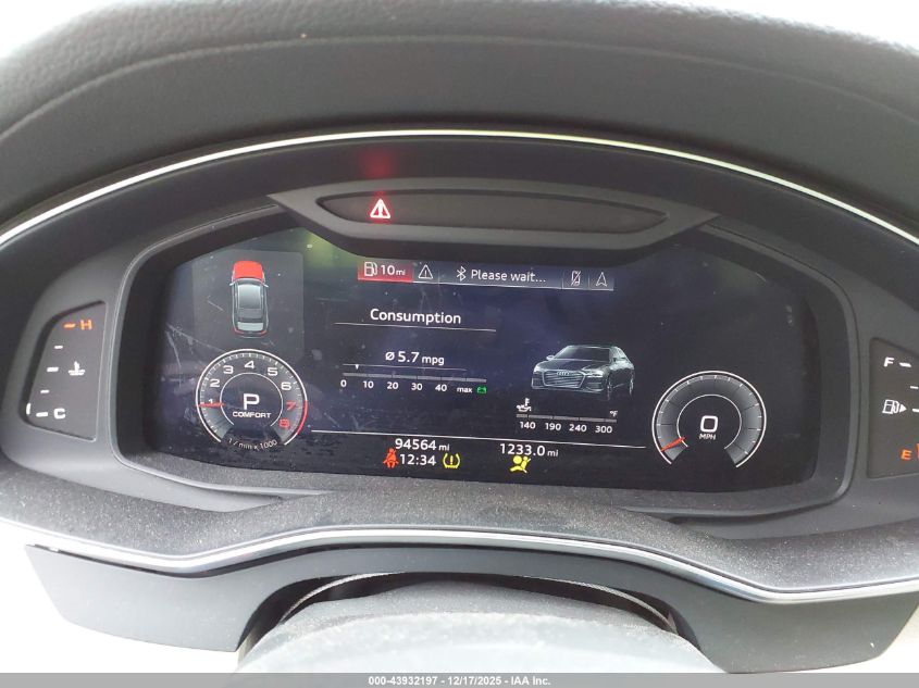 2020 Audi A6 Premium Plus 45 Tfsi Quattro S Tronic VIN: WAUE8AF2XLN089660 Lot: 43932197