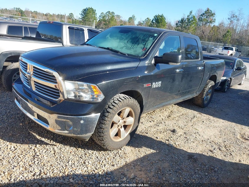 Vin: 1c6rr7lm5hs873576, lot: 44427826, ram 1500 big horn  4x4 5'7 box 20172