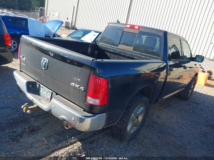 Vin: 1c6rr7lm5hs873576, lot: 44427826, ram 1500 big horn  4x4 5'7 box 20174